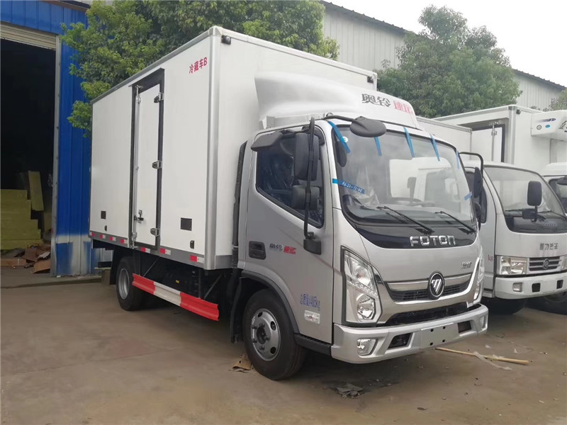 國六五十鈴6米8冷藏車保溫隔熱 防火阻燃，廂體內外采用玻璃鋼