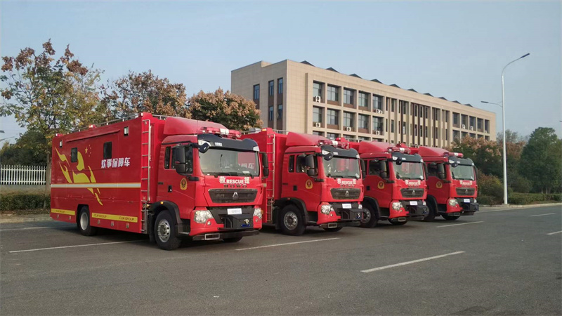 程力飲食保障車驗收現場